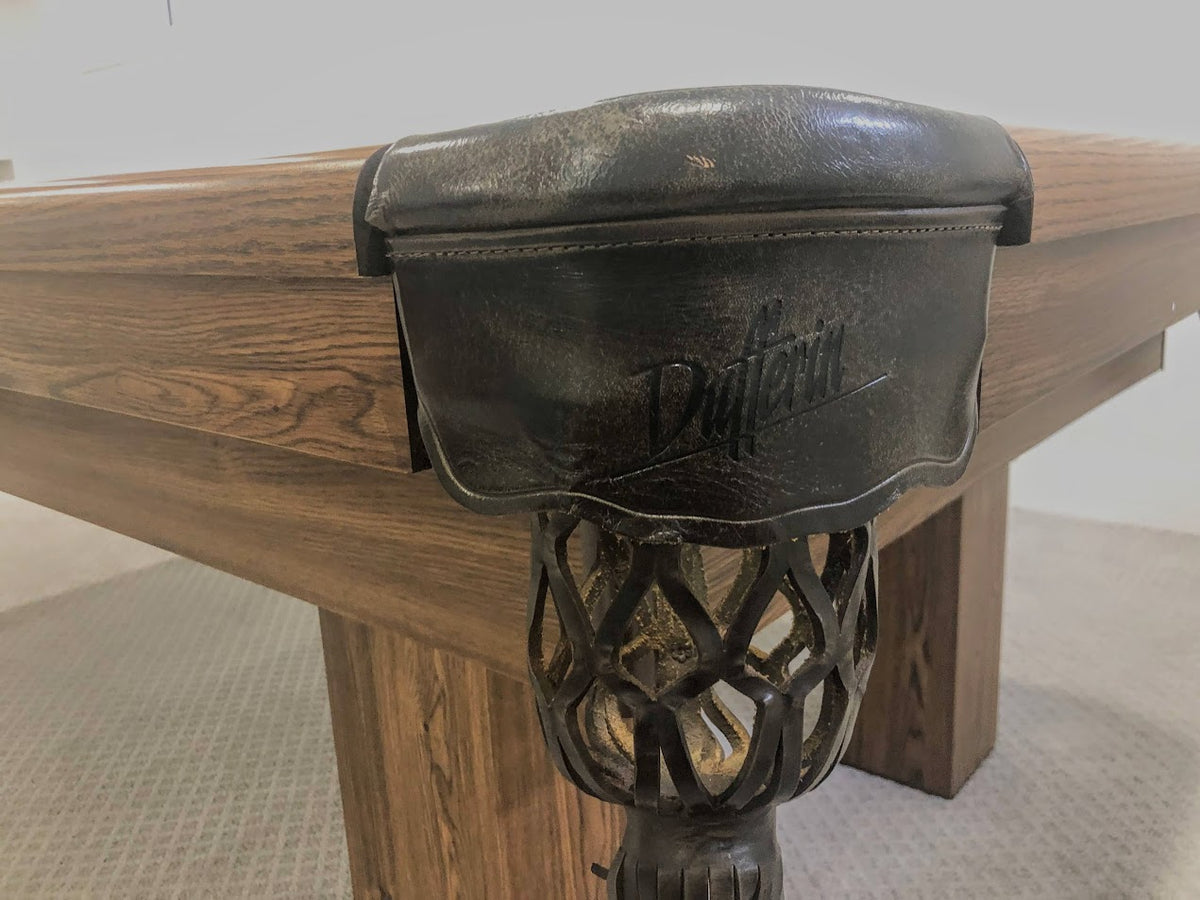 8 FT PREOWNED DUFFERIN ROYAL POOL TABLE – WALNUT FINISH