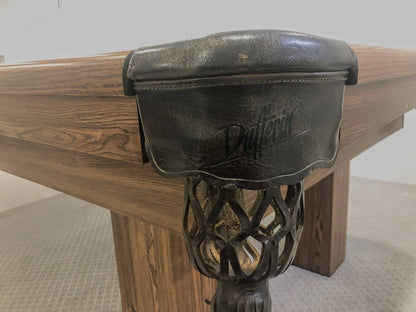 8 FT PREOWNED DUFFERIN ROYAL POOL TABLE – WALNUT FINISH