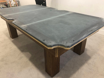 8 FT PREOWNED DUFFERIN ROYAL POOL TABLE – WALNUT FINISH