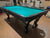 PREOWNED 8 FOOT HERRINGTON SLATE POOL TABLE INSTALLED WITH ACCESSORIES