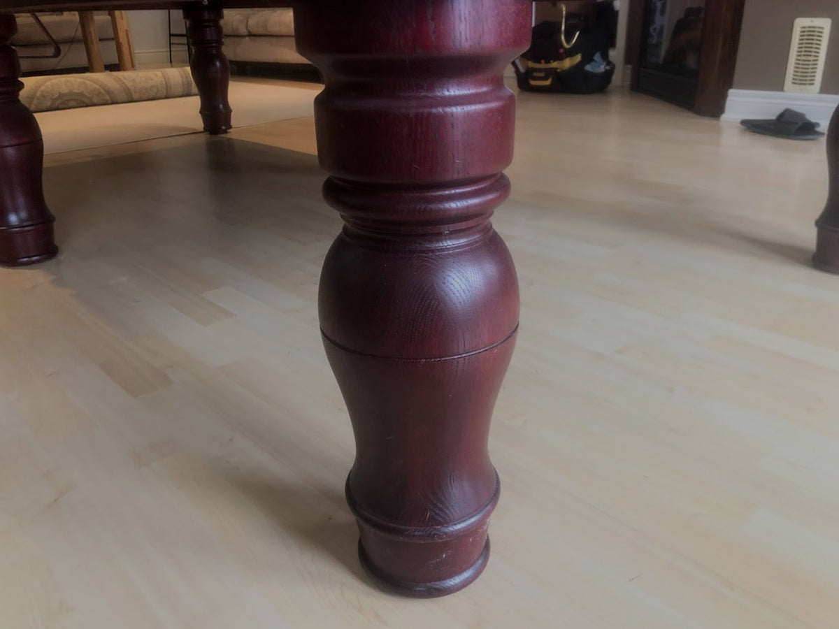 10 FT PRE-OWNED CANADA BILLIARD CLASSIC SNOOKER TABLE – ACCESSORIES & NEW CLOTH