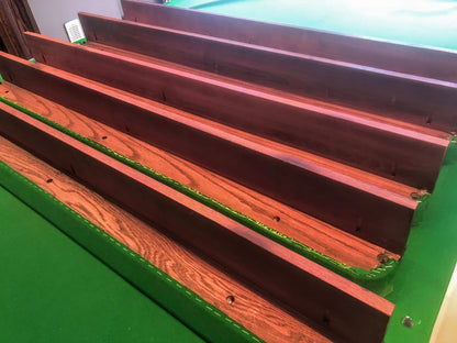 10 FT PRE-OWNED CANADA BILLIARD CLASSIC SNOOKER TABLE – ACCESSORIES & NEW CLOTH