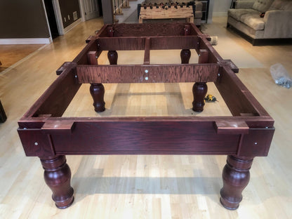 10 FT PRE-OWNED CANADA BILLIARD CLASSIC SNOOKER TABLE – ACCESSORIES & NEW CLOTH