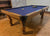8 FOOT PREOWNED DUFFERIN POOL TABLE INSTALLED WITH ACCESSORIES