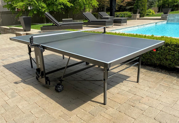 TIGER PORTLAND OUTDOOR TENNIS TABLE WITH NET SET (6MM THICK)