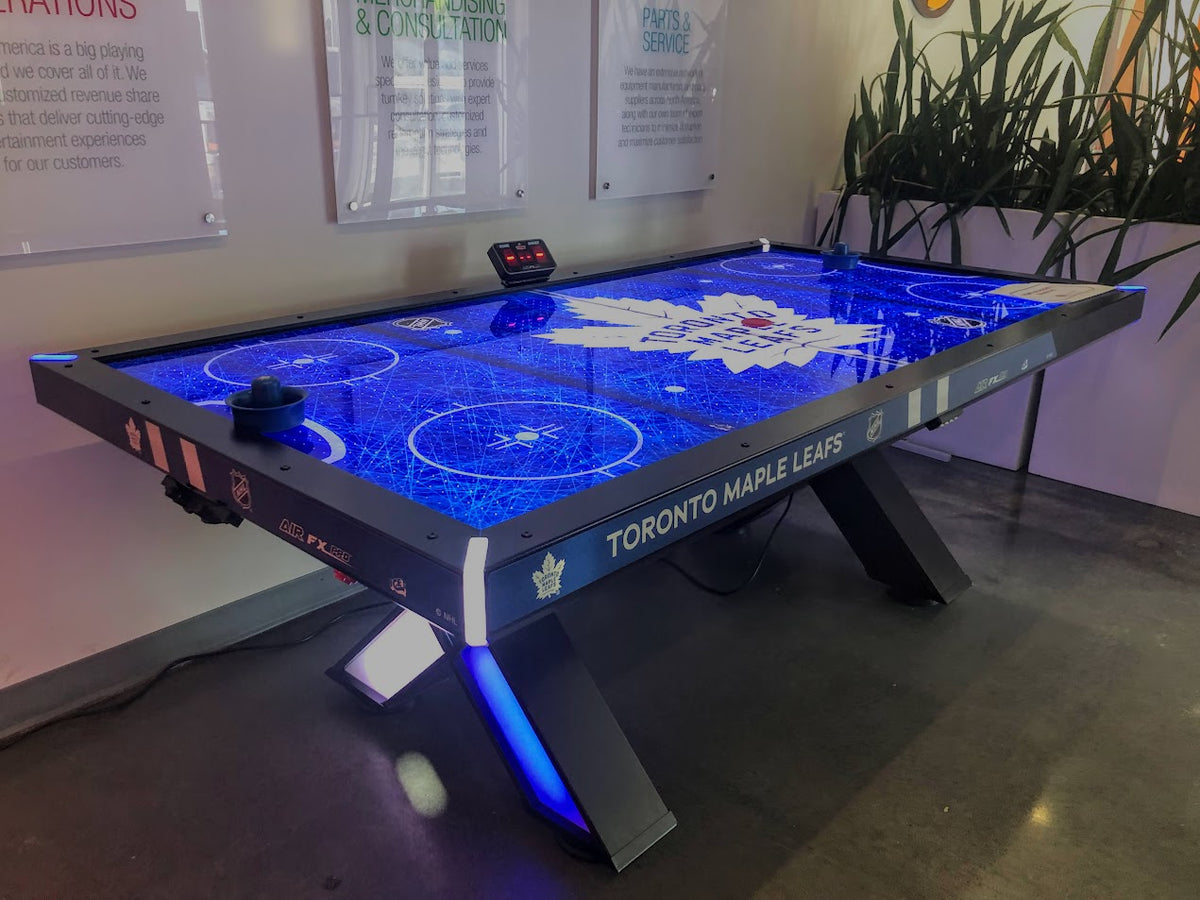 TORONTO MAPLE LEAFS NHL AIR FX PRO AIR HOCKEY TABLE