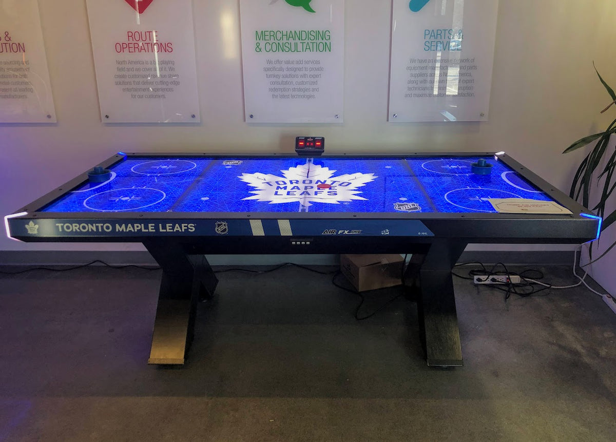 TORONTO MAPLE LEAFS NHL AIR FX PRO AIR HOCKEY TABLE