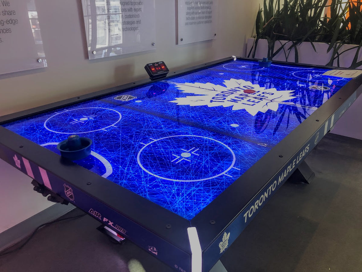 TORONTO MAPLE LEAFS NHL AIR FX PRO AIR HOCKEY TABLE