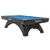 9' Rasson Ox II Black Modern Competition Pool Table with Automatic Ball Return