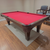 8ft Pre-Owned Beringer Pool Table – Walnut Finish, Accessories & Installation
