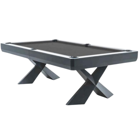 Majestic Axis 8 foot modern black pool table