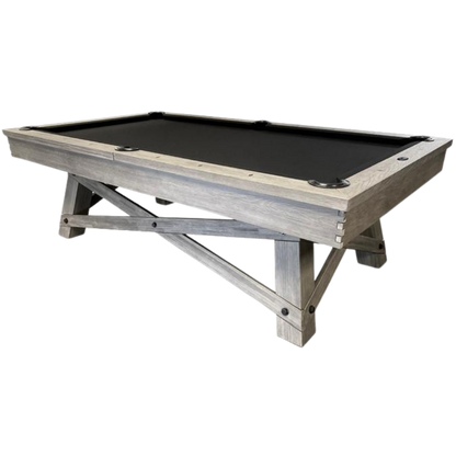 Majestic Acadien 8 foot barnwood grey pool table
