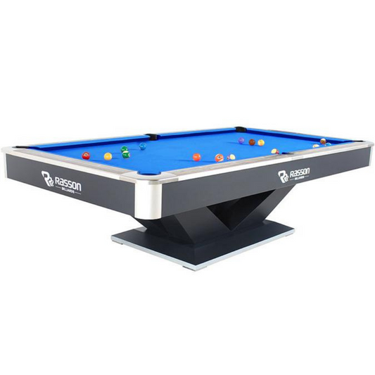 Rasson Victory II Plus 8 foot black competition pool table