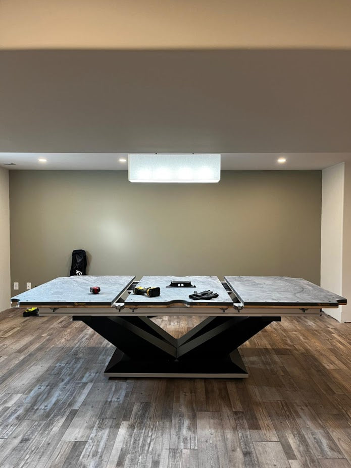 9 FT RASSON VICTORY III BLACK COMPETITION POOL TABLE