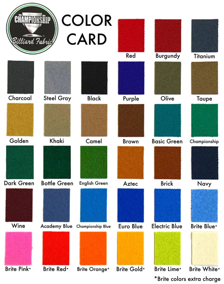 CHAMPIONSHIP INVITATIONAL TEFLON BILLIARD CLOTH