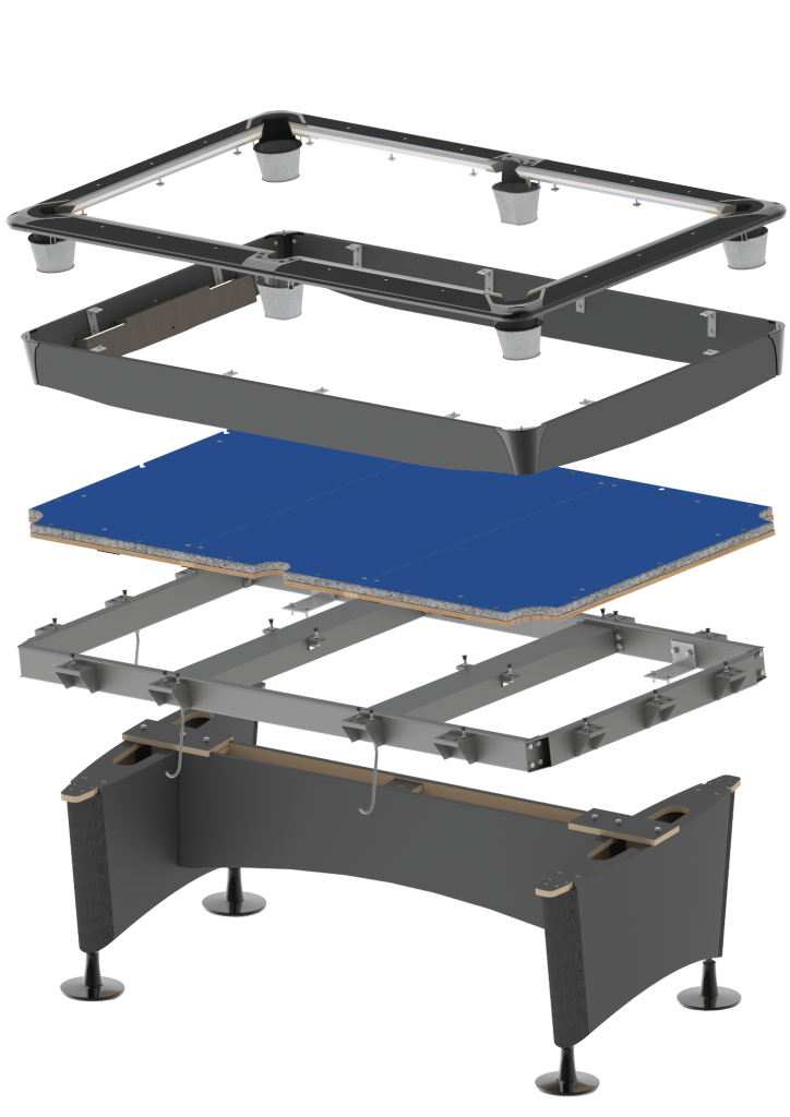 Clash Steel Pro Alumen steel and aluminum frame detail
