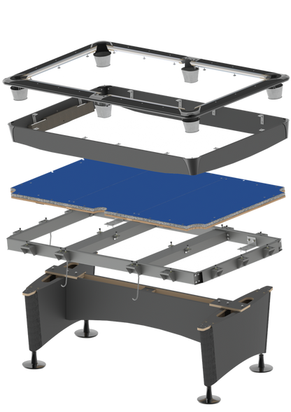 Clash Steel Pro Alumen steel and aluminum frame detail