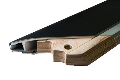 Clash Steel Pro Alumen aluminum and steel rail detail