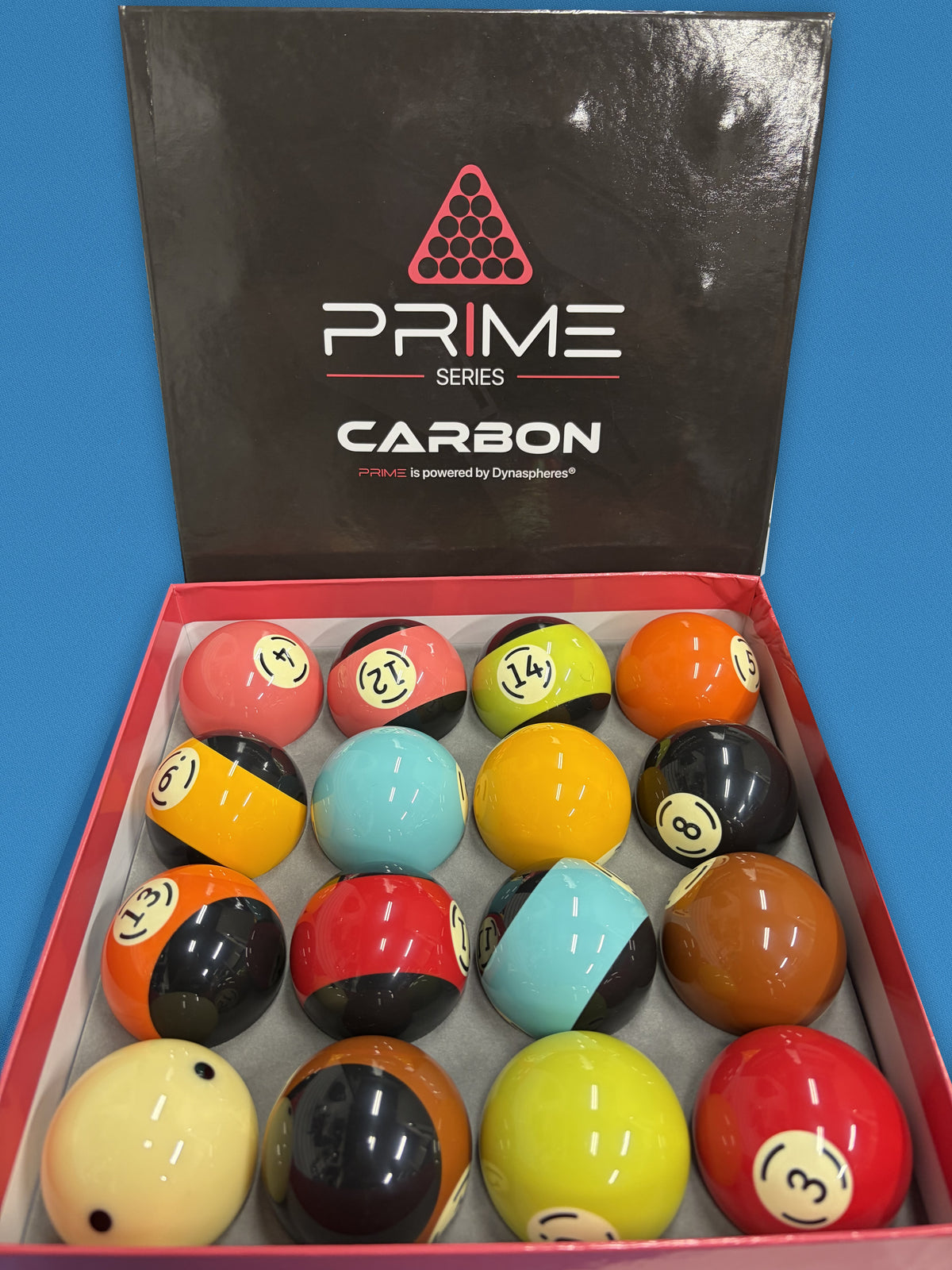 Dynaspheres Prime Carbon 572 Pool Ball Set