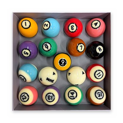 Dynaspheres Titan 572 Pool Ball Set – Official WNT Ball Set