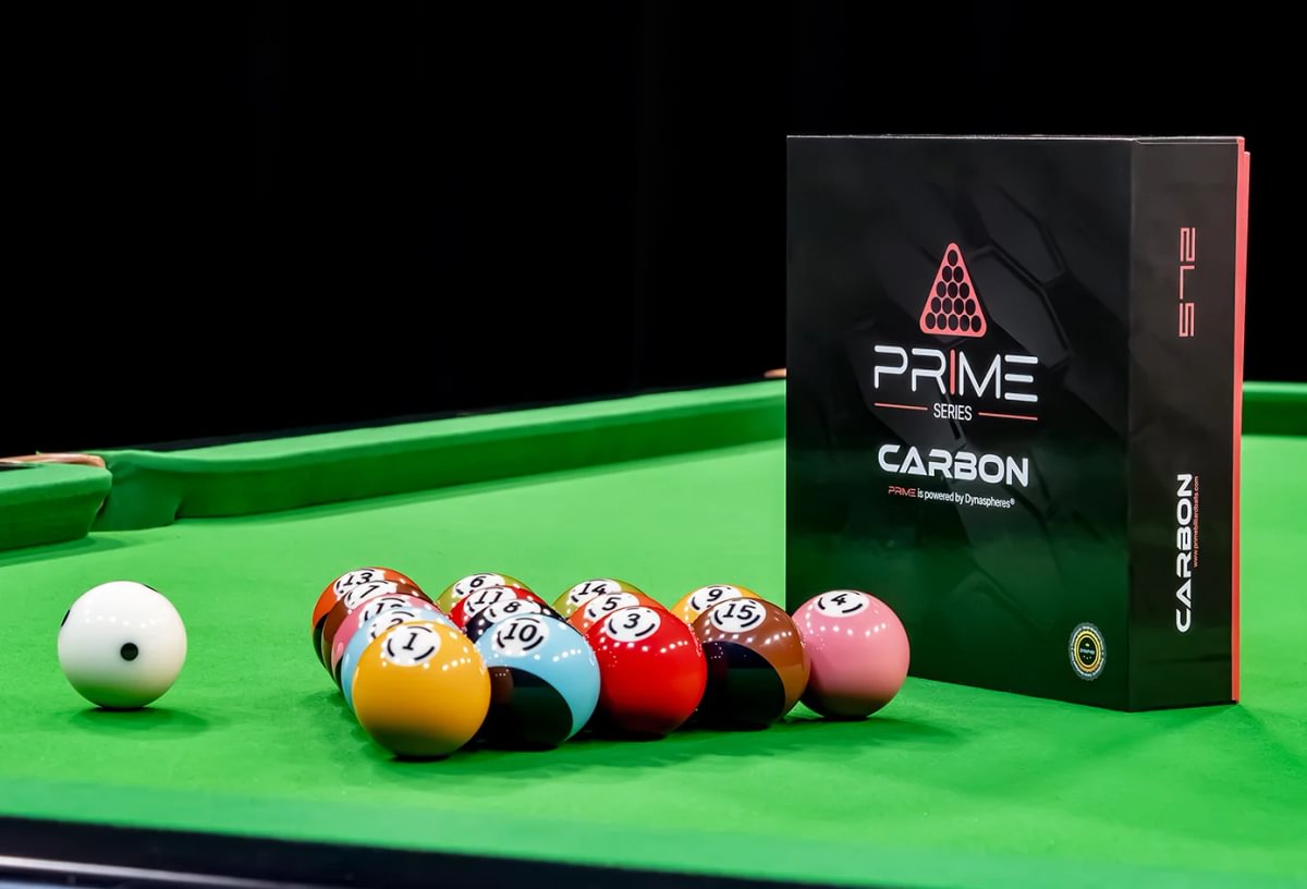 Dynaspheres Prime Carbon 572 Pool Ball Set