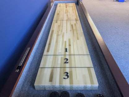 9 FT MAJESTIC SHUFFLEBOARD TABLE – WALNUT FINISH