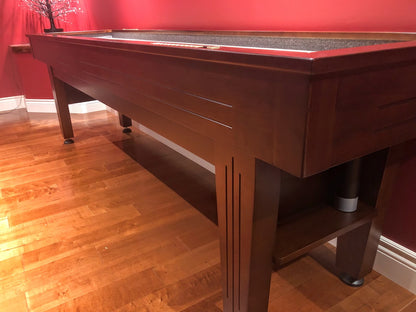 9 FT MAJESTIC SHUFFLEBOARD TABLE – WALNUT FINISH