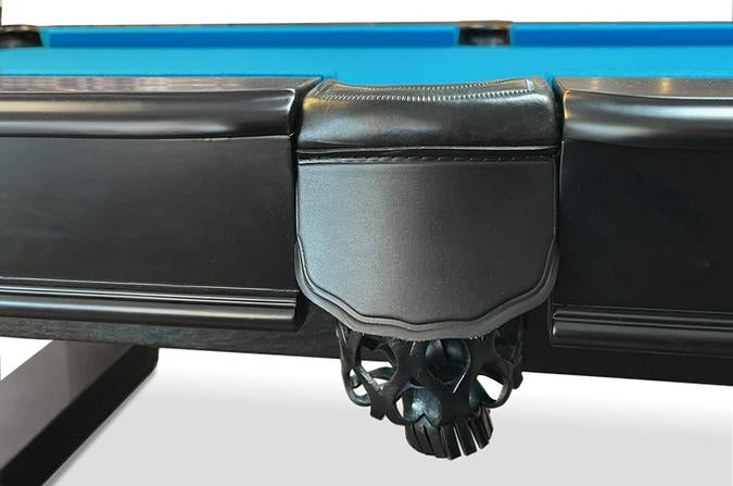 The Majestic Billiards Louisiane 8 foot black pool table pocket view