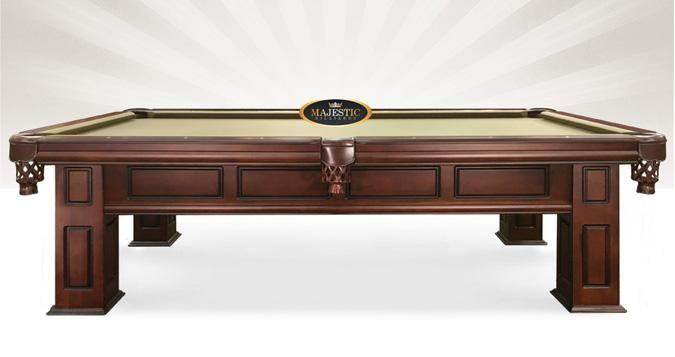8ft Majestic Frontenac Walnut Finish Pool Table
