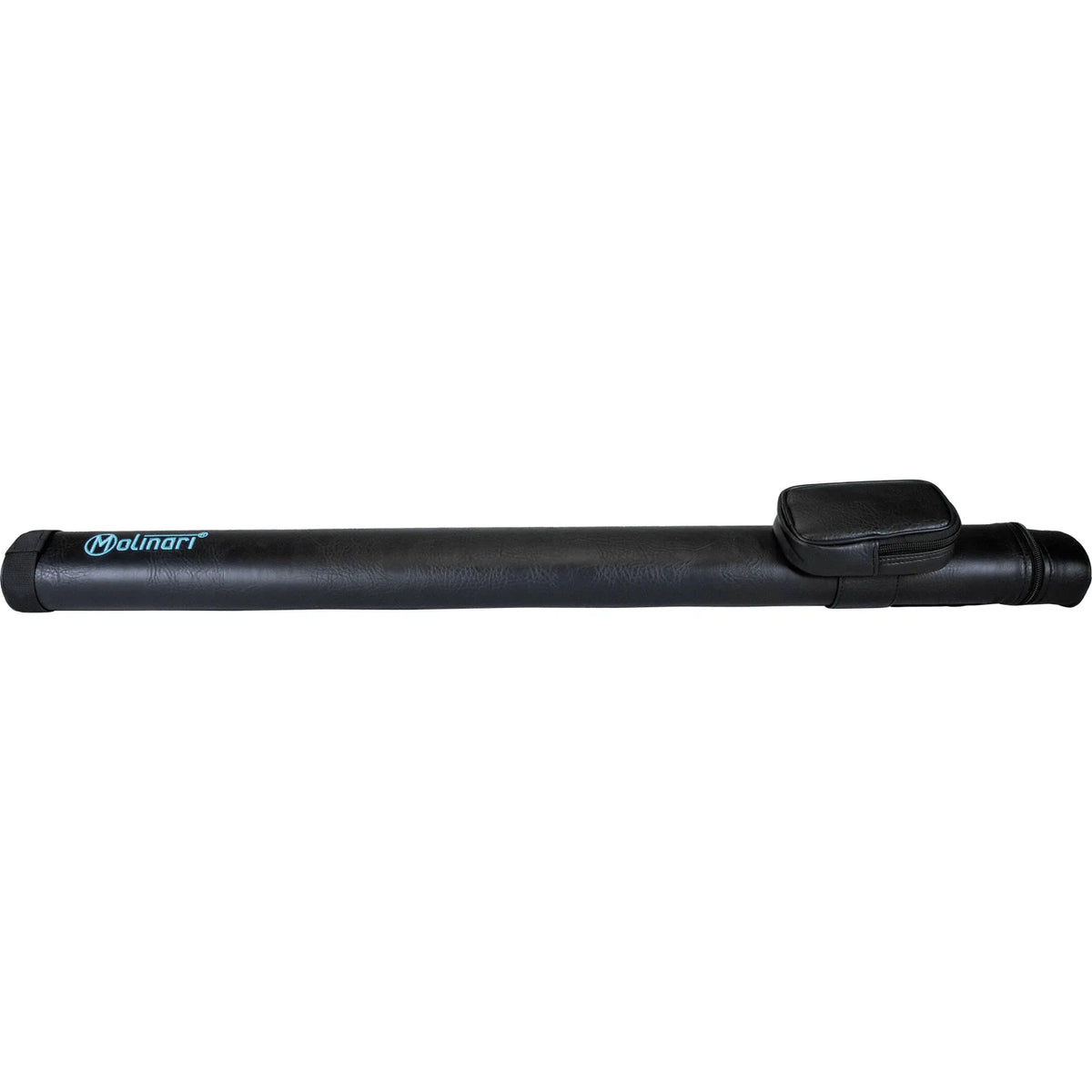 Molinari Retro 1x1 pool cue tube case in black and light blue
