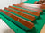 PREOWNED 8 FOOT SOLID WOOD SLATE CANNON POOL TABLE INSTALLED WITH ACCESSORIES