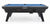 Rasson Apollo II commercial Coin-Operated pool table with 7 foot slate and ball return