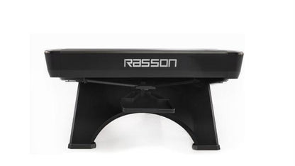 Black Rasson car part on a white background