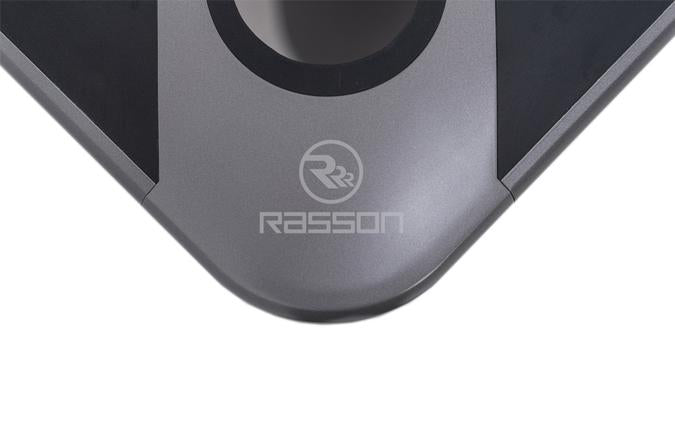 The pocket view of Rasson Ironman 9ft billiard table wit Rasson logo