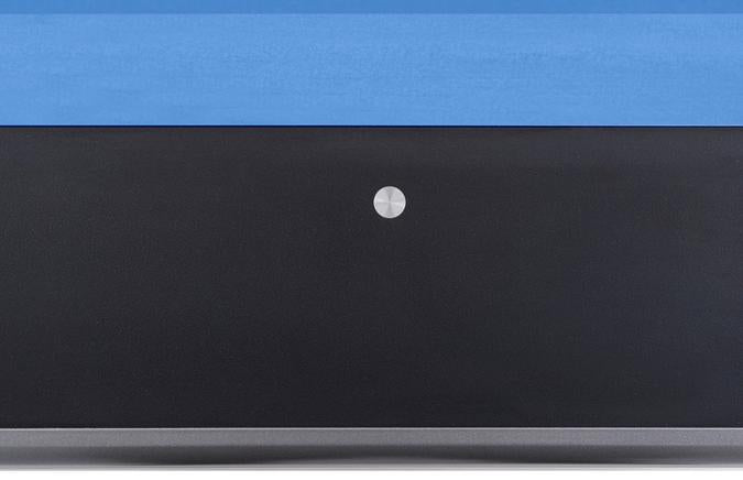 Top view of Rasson Ironman 9ft pool table rail 