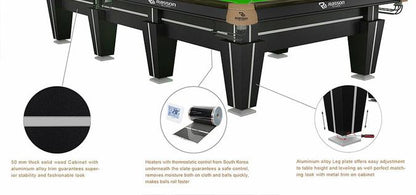 RASSON MAGNUM II PROFESSIONAL COMPETITION SNOOKER TABLE