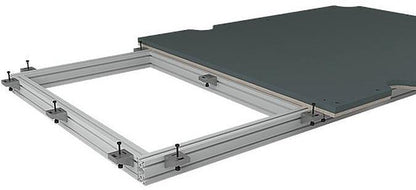 9 FT RASSON OX WHITE MODERN COMPETITION-GRADE POOL TABLE