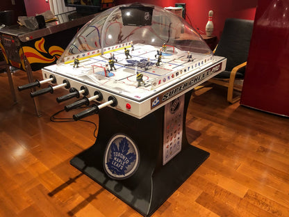 SuperChexx Bubble Hockey with Toronto Maple Leafs and black base