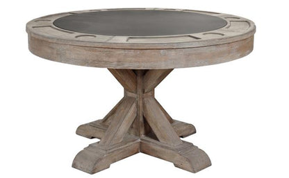 Majestic Arthur Poker Card Game Table – Barnwood Grey Finish