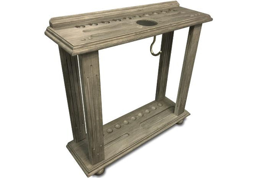 Barnwood grey floor pool and snooker cue rack