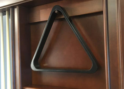 Combo Walnut Finish 8-Pool Cue Billiard Wall Rack