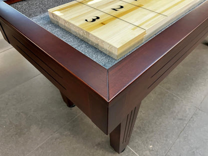 12 FT MAJESTIC WALNUT FINISH SHUFFLEBOARD TABLE