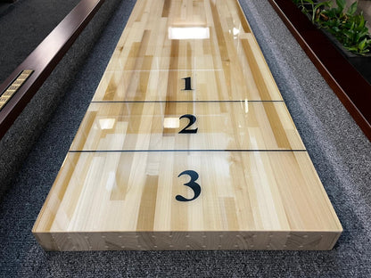 12 FT MAJESTIC WALNUT FINISH SHUFFLEBOARD TABLE