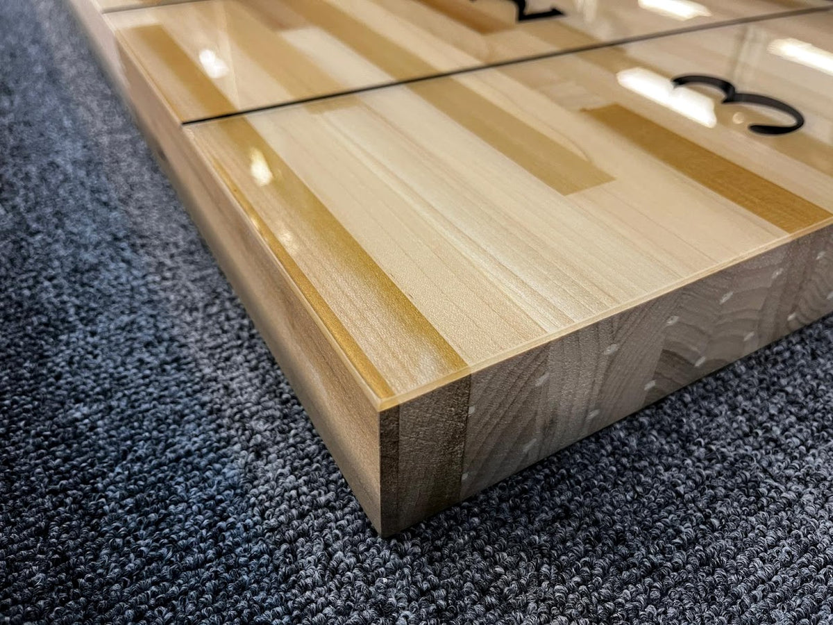 12 FT MAJESTIC WALNUT FINISH SHUFFLEBOARD TABLE