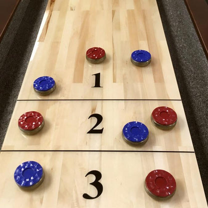 12 FT MAJESTIC WALNUT FINISH SHUFFLEBOARD TABLE