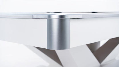 9 FT RASSON VICTORY II PLUS WHITE COMPETITION POOL TABLE