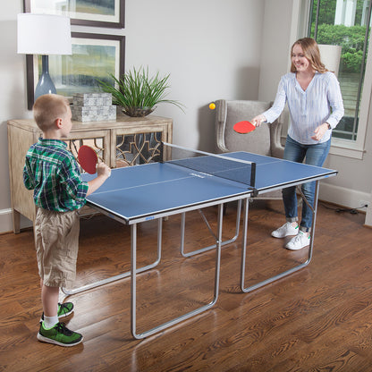 JOOLA Midsize indoor table tennis table with net set