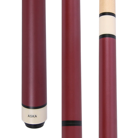 Aska Heavy Hit matte red 25 oz jump break cue