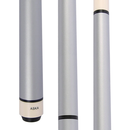 Aska Heavy Hit matte silver 25 oz jump break cue