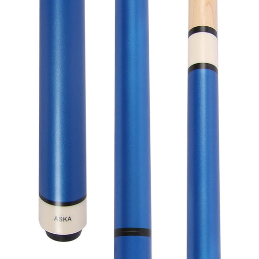 Aska Heavy Hit matte blue 25 oz jump break cue